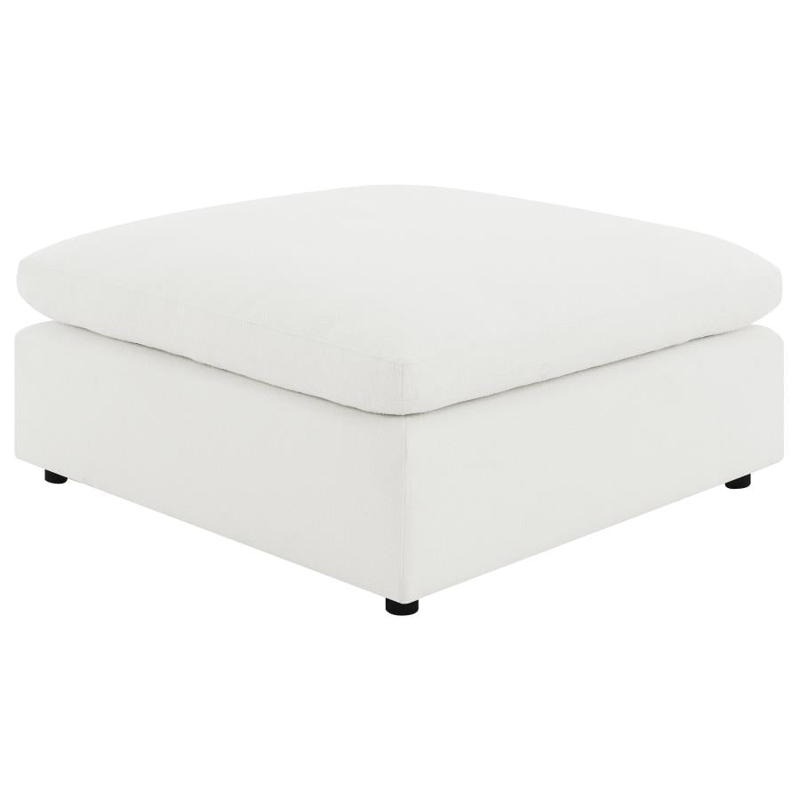 Canapé modulaire rembourré Serene Cloud 4 pièces en tissu Boucle Ivoire