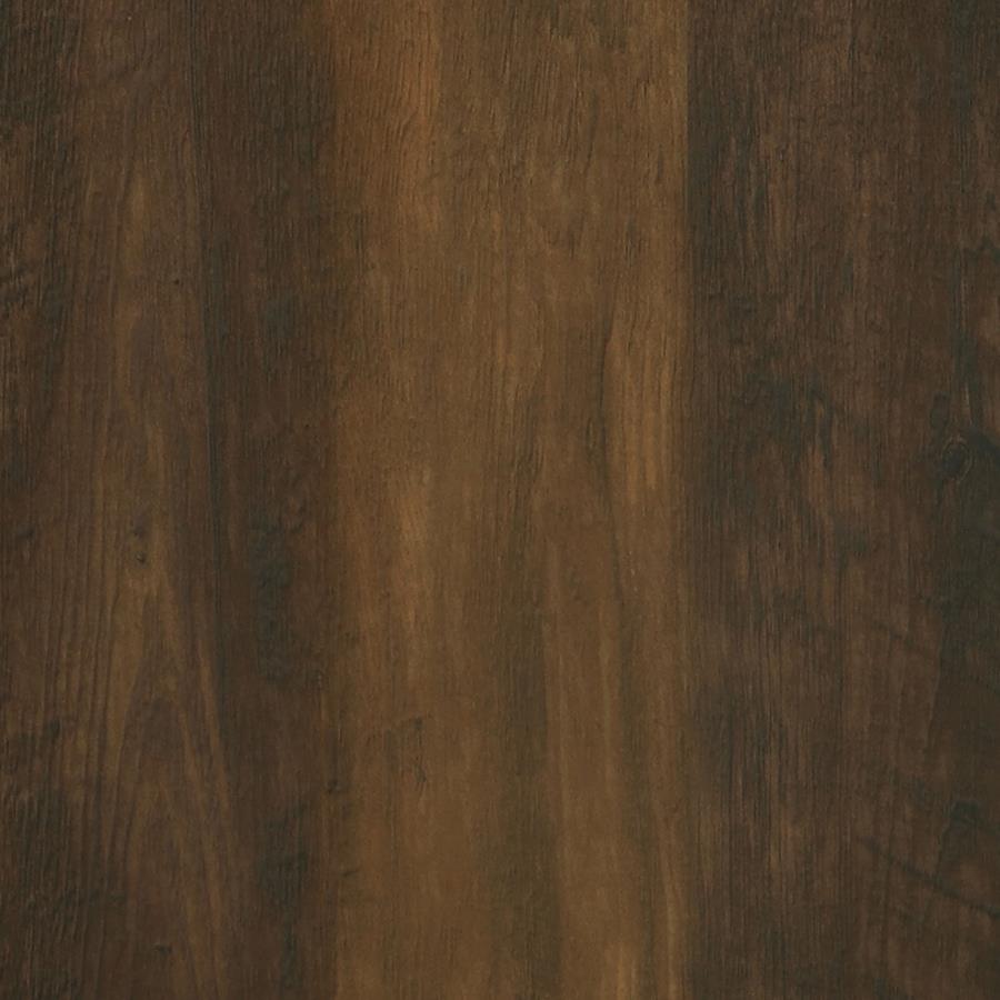 710508 Table basse carrée en bois de pin foncé Frisco