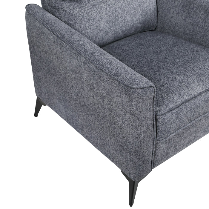 9733DGY-3 Canapé Tellot - Gris foncé