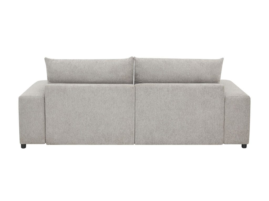 1158-Canapé-lit double surdimensionné Jaylee en tissu gris clair de 88 po de large