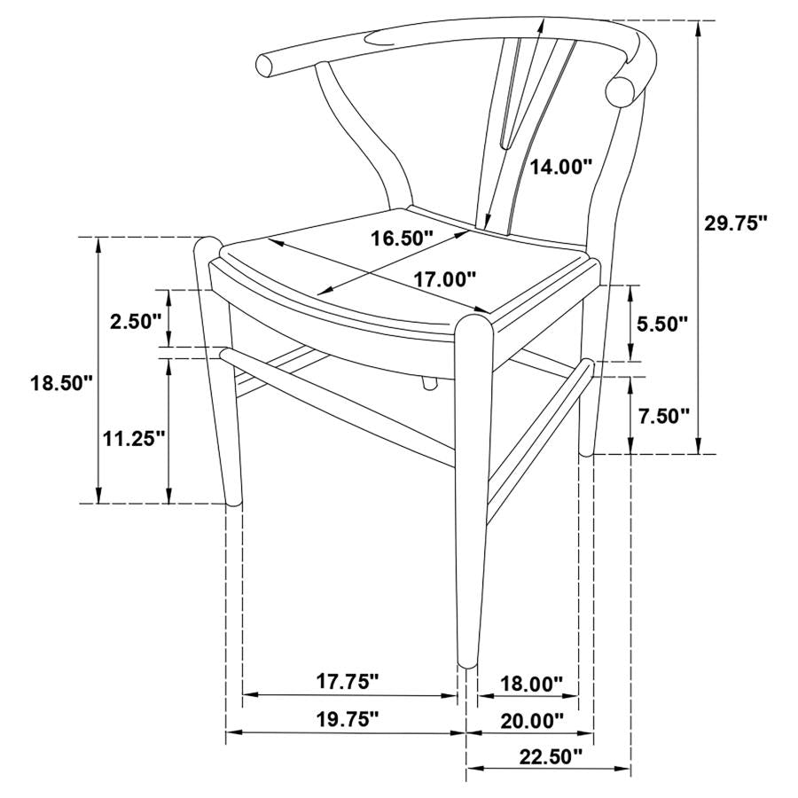 Ensemble de table à manger extensible 5 pièces Crestmont noir