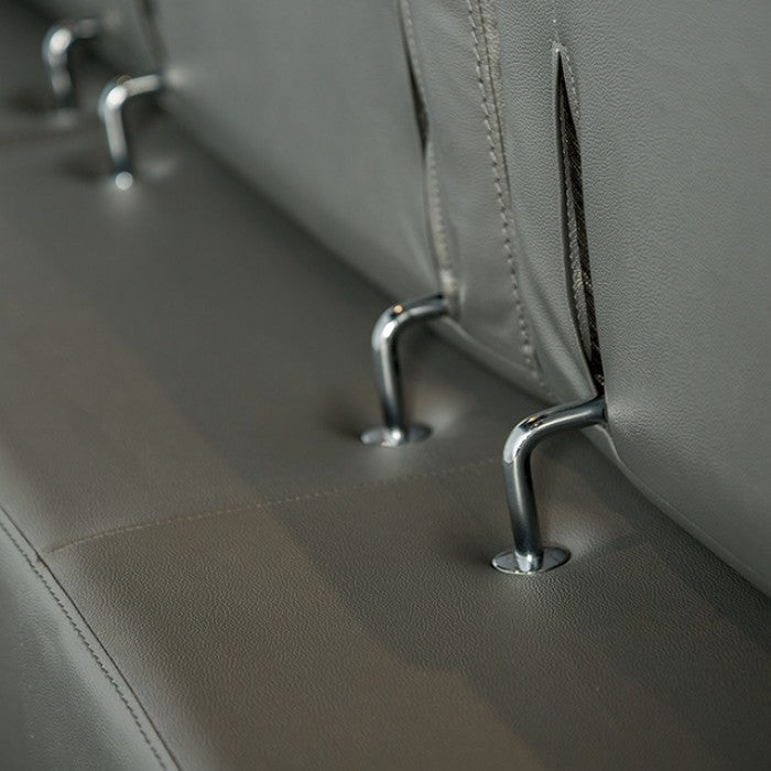Canapé sectionnel Vadso - Gris foncé