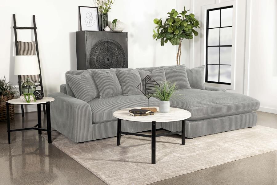 509900 Blaine Sectionnel Réversible - Gris
