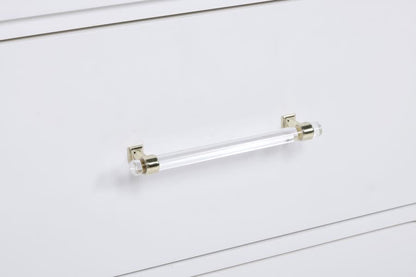 224751Q Lit à panneaux rembourré Anastasia Boucle 4 pièces Blanc perle et beige 
