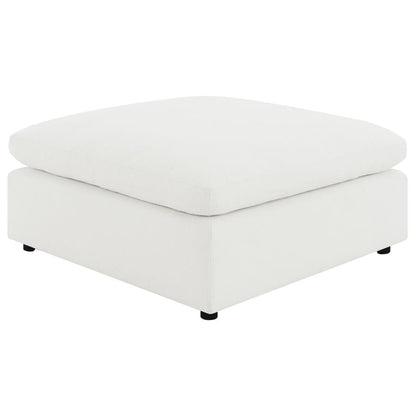 Canapé modulaire rembourré Serene Cloud 4 pièces en tissu Boucle Ivoire 