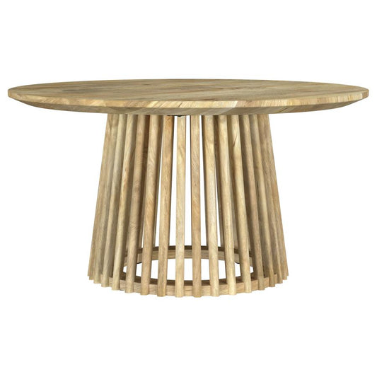 710608 Table basse Touhy en bois massif de manguier naturel 