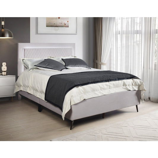 Lit plateforme Queen 7515 avec LED 