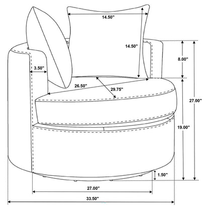 902275 Chaise pivotante 