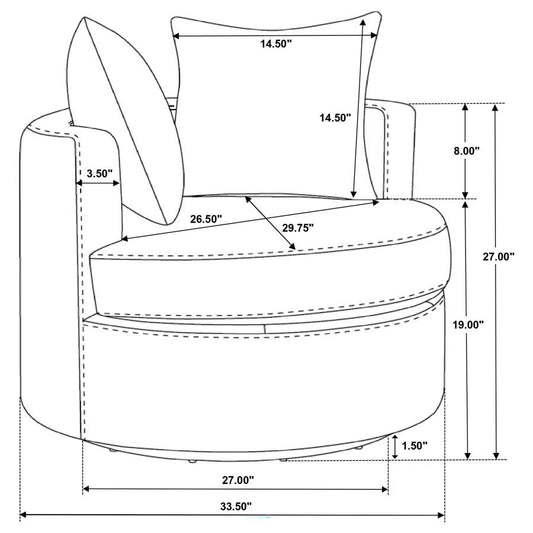 902275 Chaise pivotante 