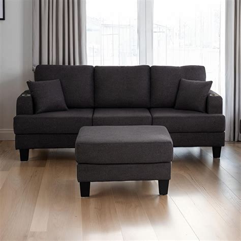 Canapé Cinderford SL6936DG-SF-PK - Gris foncé