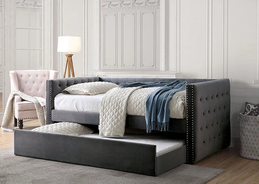 FM1739GY-BED Lit de repos Susanna avec lit gigogne