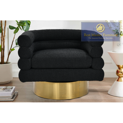Chaise pivotante Boucle 637 - Noir