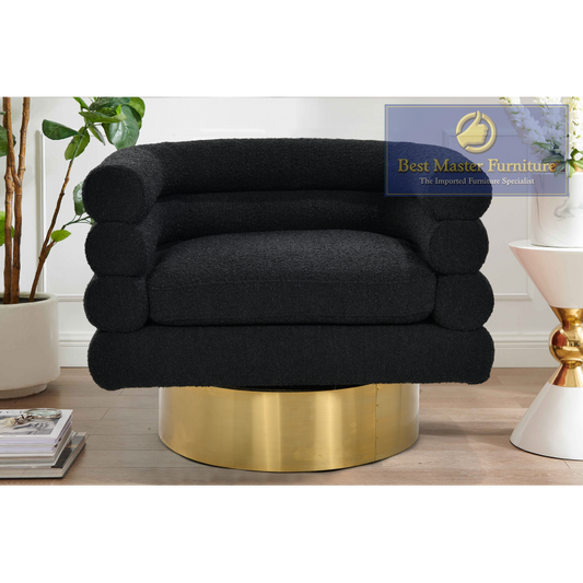 Chaise pivotante Boucle 637 - Noir