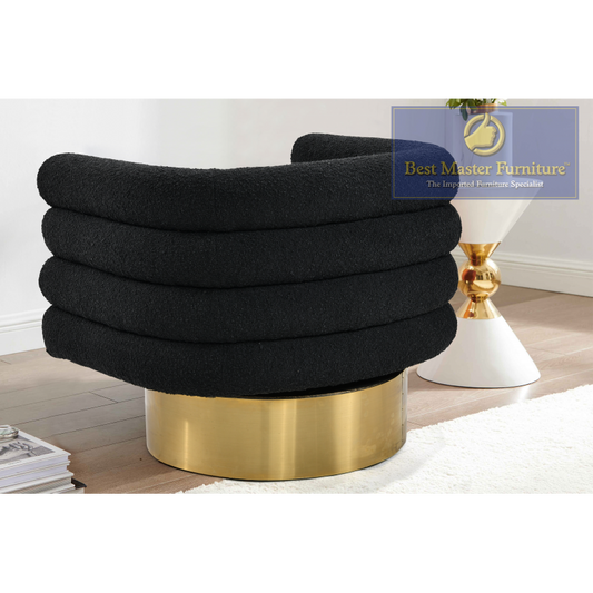 Chaise pivotante Boucle 637 - Noir
