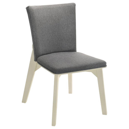 Ensemble de salle à manger rectangulaire Biloxi 5 pièces 71 pouces brun grisâtre 