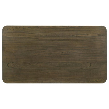 Ensemble de salle à manger rectangulaire Biloxi 5 pièces 71 pouces brun grisâtre 