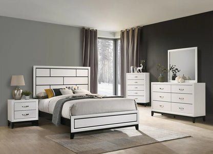 Ensemble de chambre à coucher Errico Queen FM7215Wh