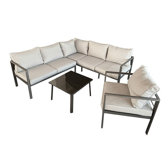 ENSEMBLE DE SALLES SECTIONNELLES D'EXTÉRIEUR FARISHA 6 PIÈCES