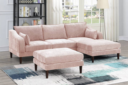 Canapé modulaire Loran Cloud 4 pièces - Blush