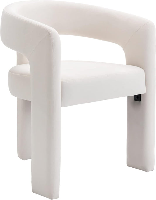 Chaise moderne en velours Rivova
