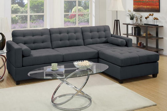 F7587 Canapé sectionnel réversible Lancy 2 pièces