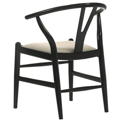 Ensemble de table à manger extensible 5 pièces Crestmont noir 