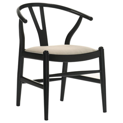 Ensemble de table à manger extensible 5 pièces Crestmont noir 
