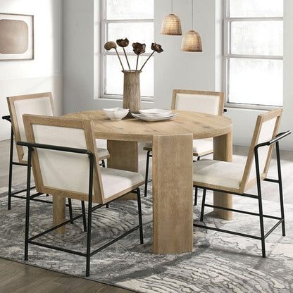 Ensemble de salle à manger en bois 5 pièces Edenbridge finition chêne FM3220AK-RT