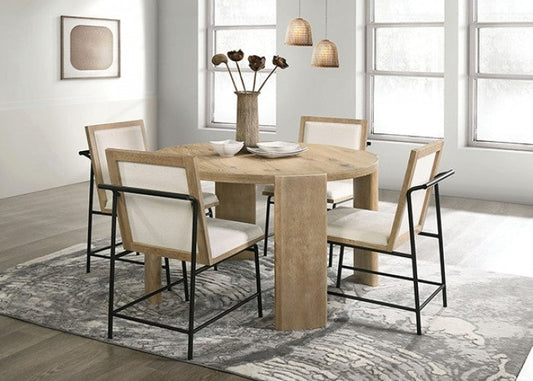Ensemble de salle à manger en bois 5 pièces Edenbridge finition chêne FM3220AK-RT
