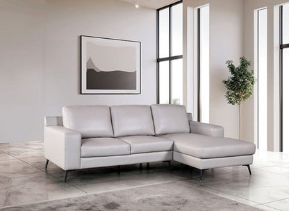 FM69004LG-SECT-R Canapé d'angle Stordal - Gris clair